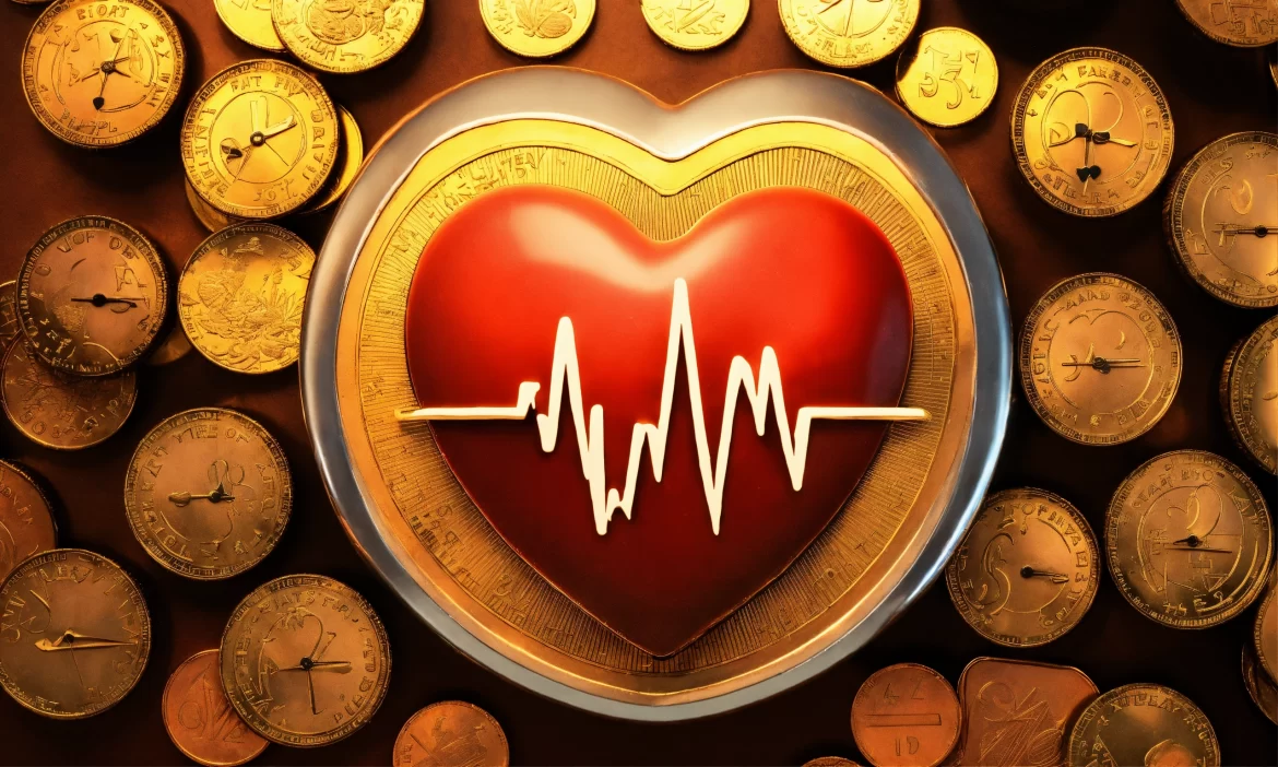 heart rate monitor showing a healthy heartbeat tha